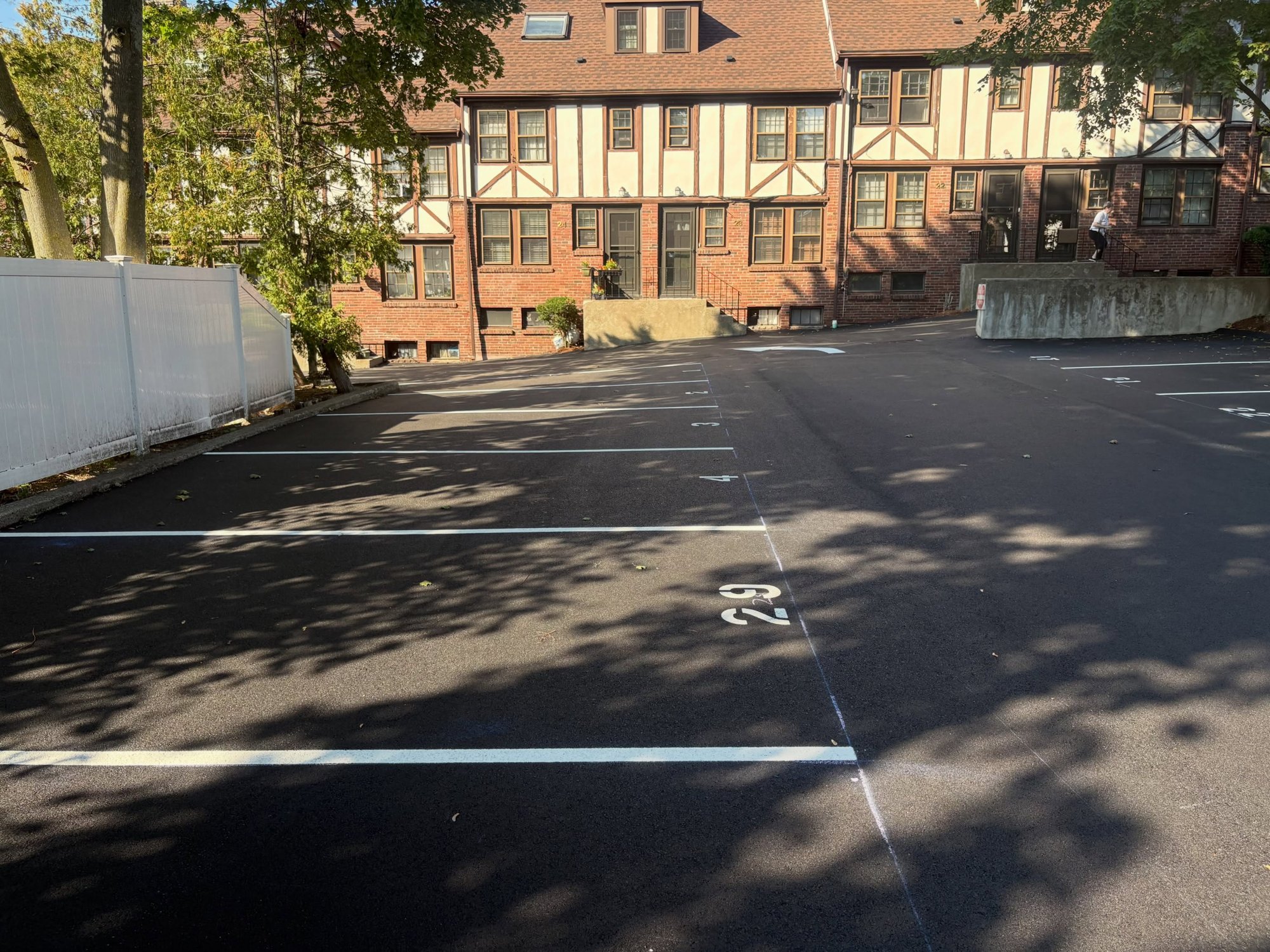 16,000 sq. ft. of new asphalt and striping in Condo complex