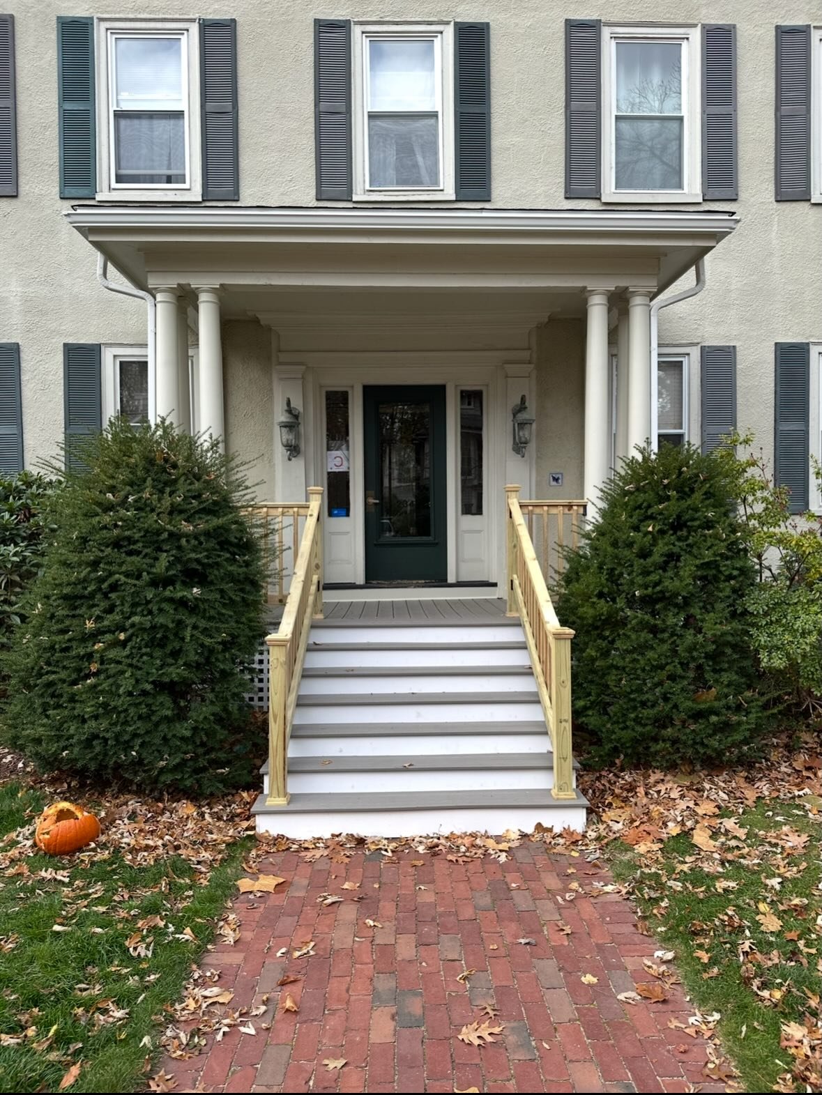 Front entrance and steps rebuilt in Cambridge